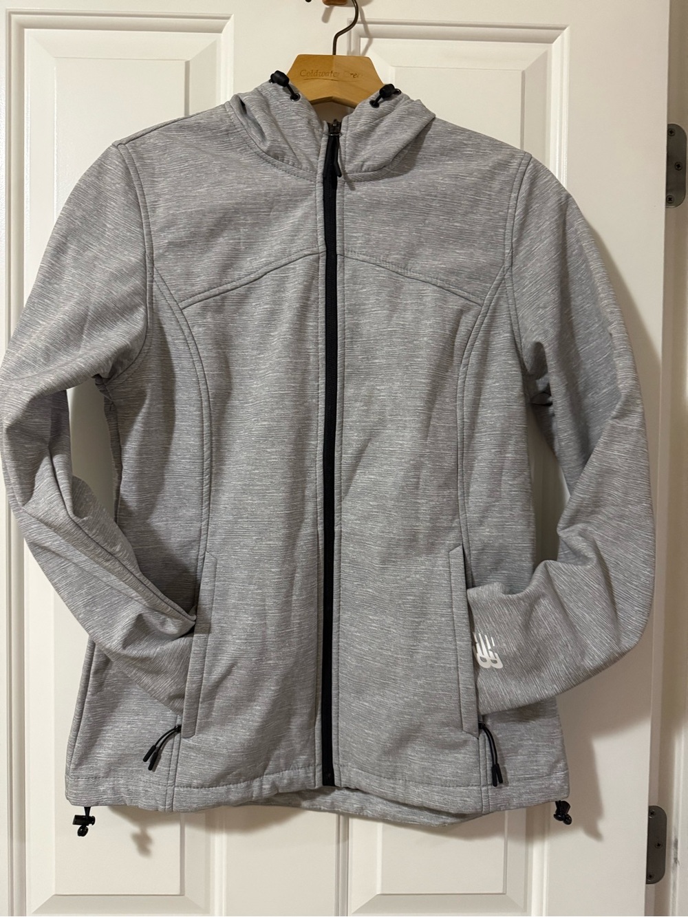 New Balance Women's Heather Gray Hooded Utility Jacket